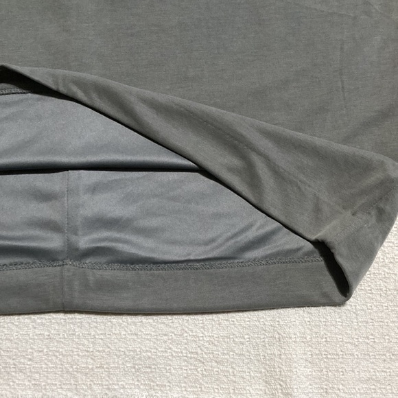 Express NWT Stretchy Midi Skirt Stone Gray Color Size XL - Picture 3 of 7